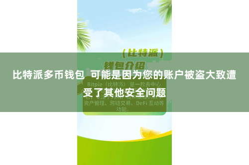 比特派多币钱包  可能是因为您的账户被盗大致遭受了其他安全问题