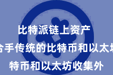 比特派链上资产  除了撑合手传统的比特币和以太坊收集外