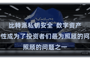 比特派私钥安全  数字资产的安全性成为了投资者们最为照顾的问题之一