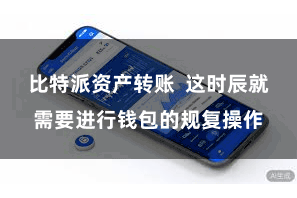 比特派资产转账 这时辰就需要进行钱包的规复操作
